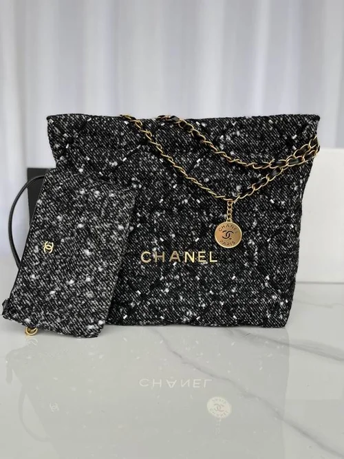 Chanel 22 Original Large Handbag Authentic Quilted Luxury