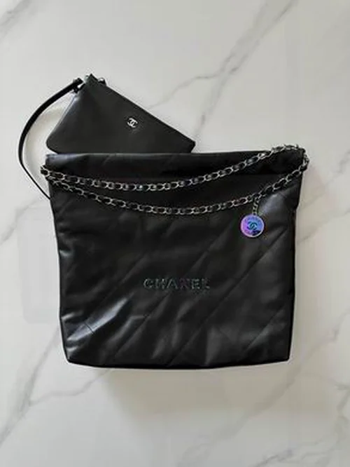 Chanel 22 Original Large Handbag Authentic Quilted Luxury