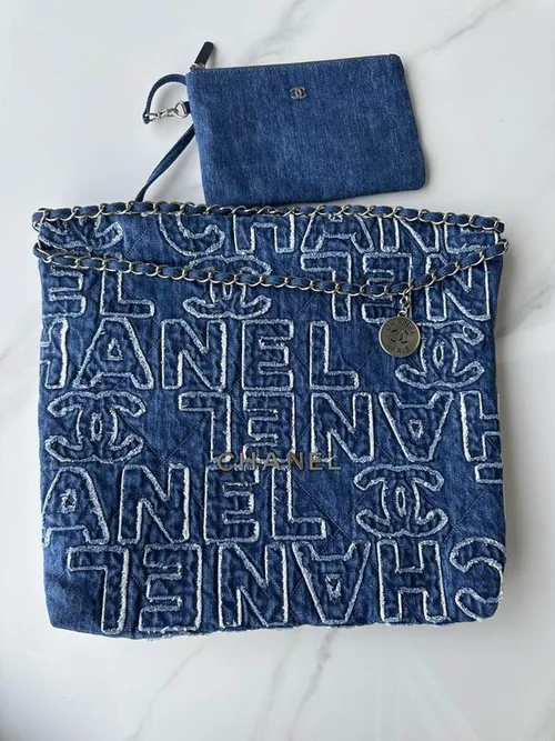 Chanel 22 Original Large Handbag Authentic Quilted Luxury