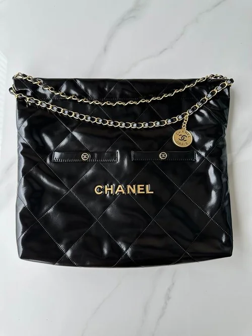 Chanel 22 Original Large Handbag Authentic Quilted Luxury