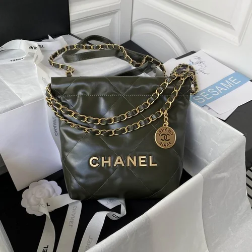 Chanel 22 Original Large Handbag Authentic Quilted Luxury