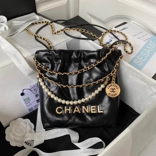 Chanel 22 Original Large Handbag Authentic Quilted Luxury