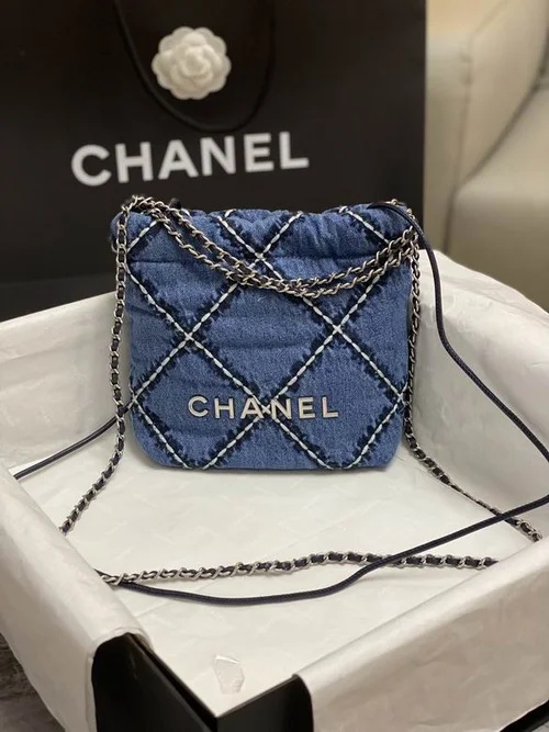 Chanel 22 Original Large Handbag Authentic Quilted Luxury