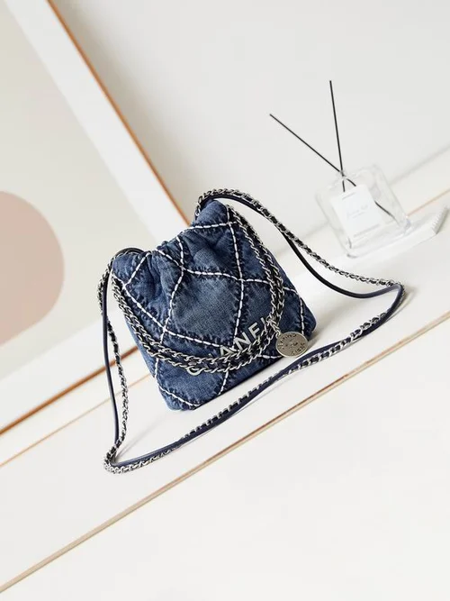 Chanel 22 Original Large Handbag Authentic Quilted Luxury