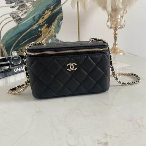 Chanel Original Beauty Cosmetic Bags Authentic Vanity Set
