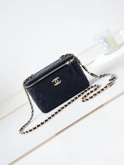 Chanel Original Beauty Cosmetic Bags Authentic Vanity Set