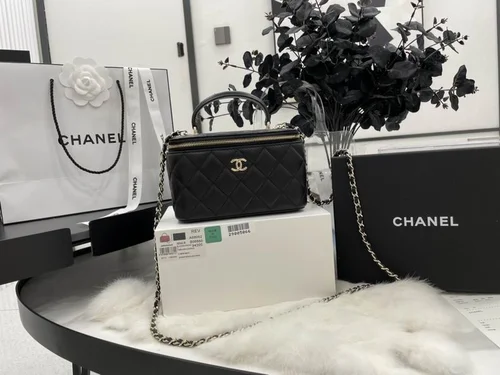 Chanel Original Beauty Cosmetic Bags Authentic Vanity Set