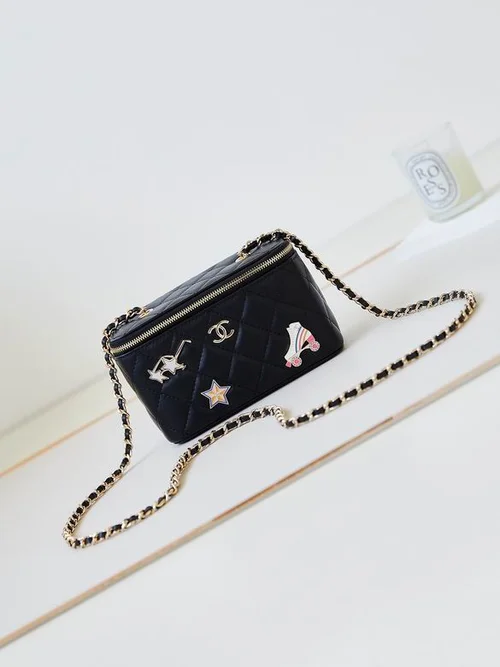 Chanel Original Beauty Cosmetic Bags Authentic Vanity Set