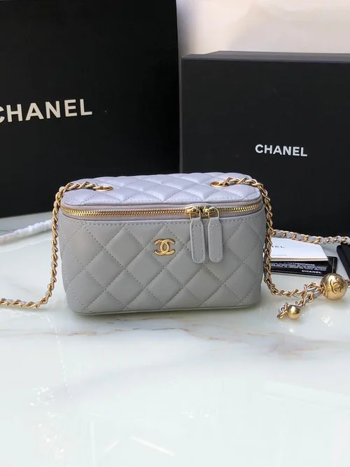 Chanel Original Beauty Cosmetic Bags Authentic Vanity Set