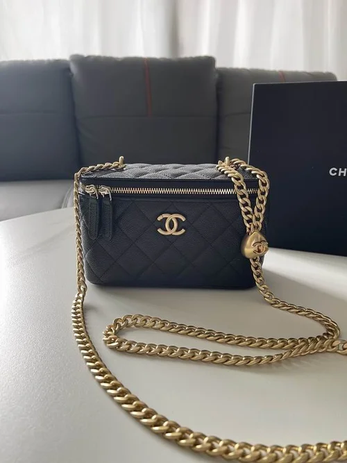 Chanel Original Beauty Cosmetic Bags Authentic Vanity Set