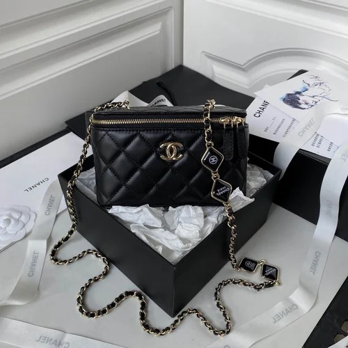 Chanel Original Beauty Cosmetic Bags Authentic Vanity Set