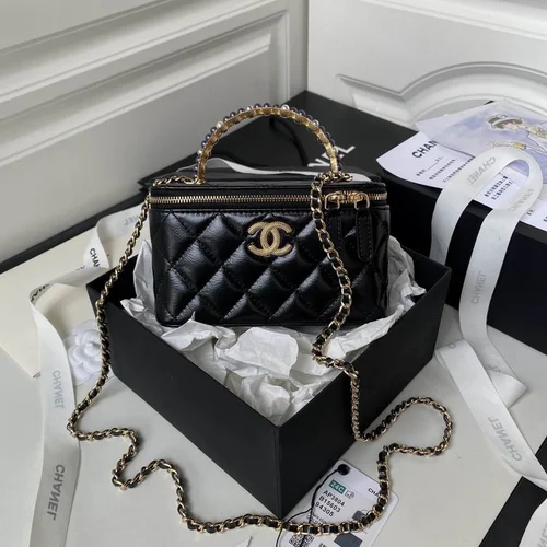 Chanel Original Beauty Cosmetic Bags Authentic Vanity Set