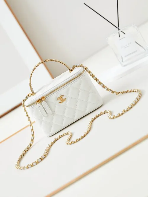 Chanel Original Beauty Cosmetic Bags Authentic Vanity Set