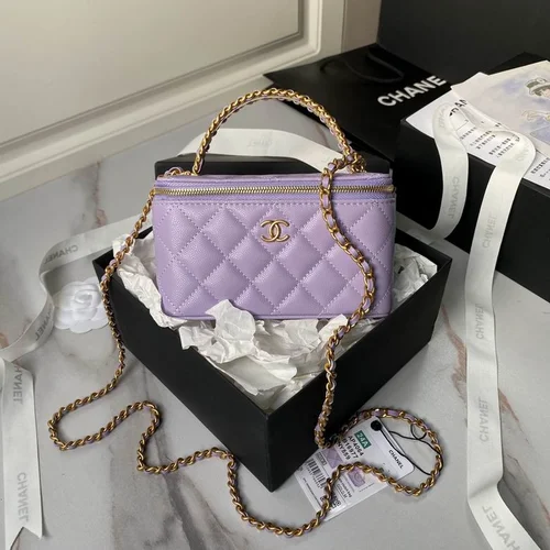 Chanel Original Beauty Cosmetic Bags Authentic Vanity Set