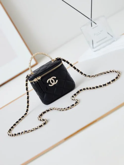 Chanel Original Beauty Cosmetic Bags Authentic Vanity Set