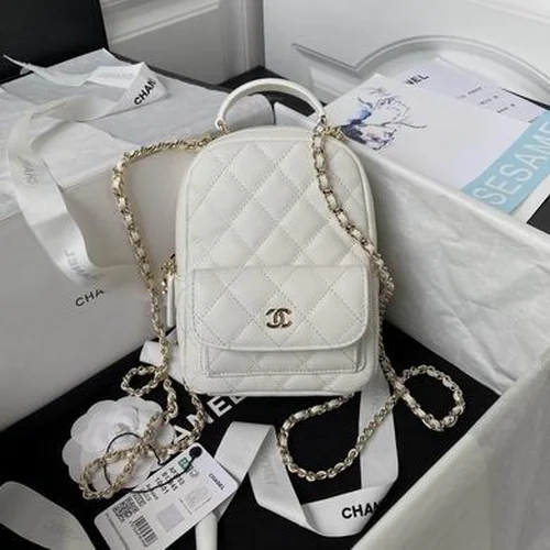 Chanel Original Backpack Large Lambskin Authentic Luxury