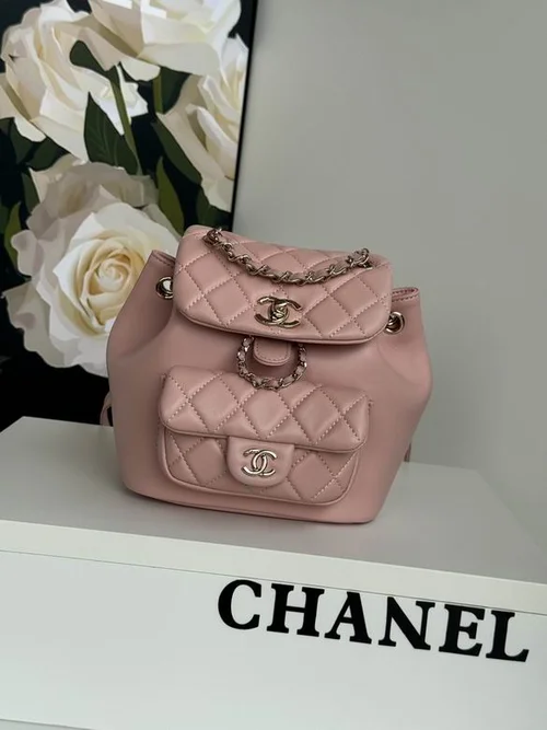 Chanel Original Backpack Large Lambskin Authentic Luxury