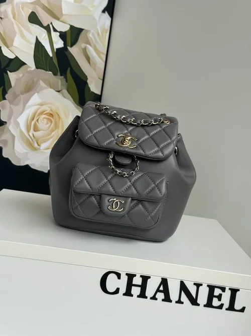Chanel Original Backpack Large Lambskin Authentic Luxury