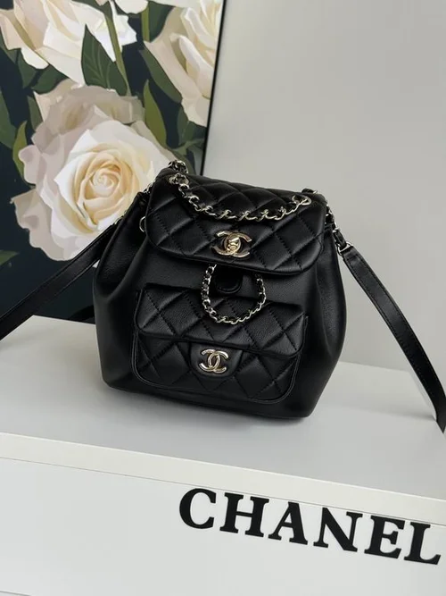 Chanel Original Backpack Large Lambskin Authentic Luxury