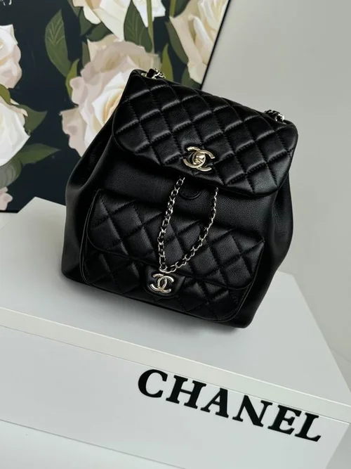 Chanel Original Backpack Large Lambskin Authentic Luxury