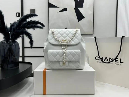 Chanel Original Backpack Large Lambskin Authentic Luxury