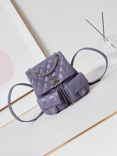 Chanel Original Backpack Large Lambskin Authentic Luxury