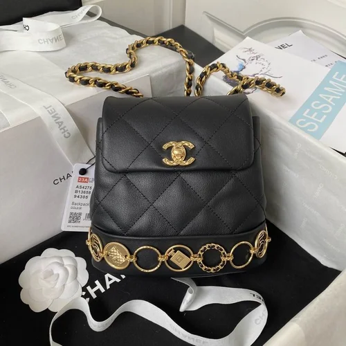 Chanel Original Backpack Large Lambskin Authentic Luxury