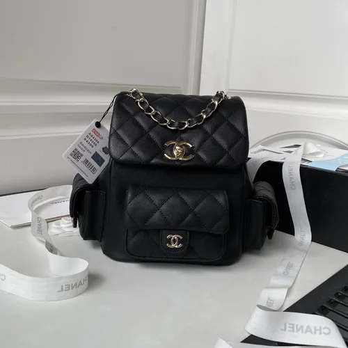 Chanel Original Backpack Large Lambskin Authentic Luxury