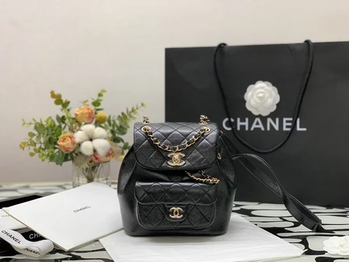 Chanel Original Backpack Large Lambskin Authentic Luxury
