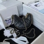Chanel Original Crescent Moon Bag Authentic Half Moon Luxury