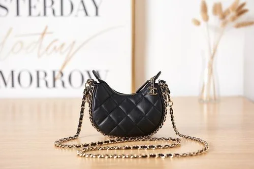 Chanel Original Crescent Moon Bag Authentic Half Moon Luxury