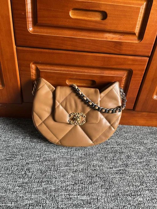 Chanel Original Crescent Moon Bag Authentic Half Moon Luxury