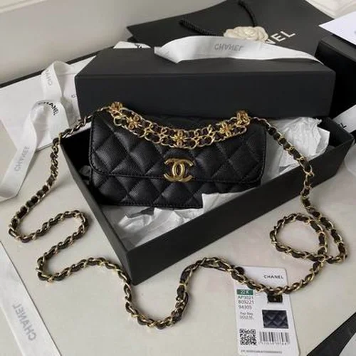Chanel Original Chain Bag Clutch Authentic Evening Luxury