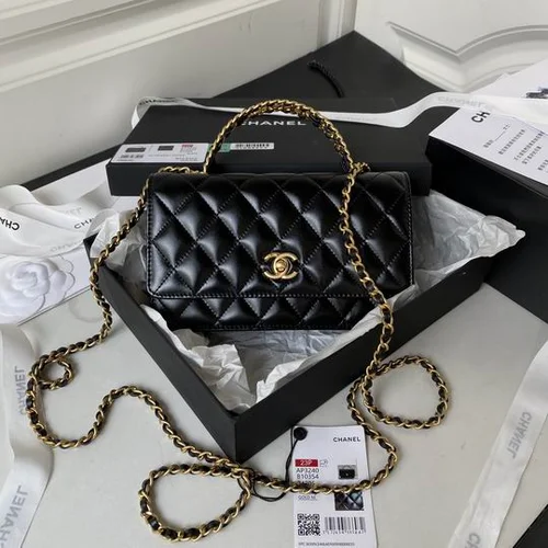 Chanel Original Chain Bag Clutch Authentic Evening Luxury