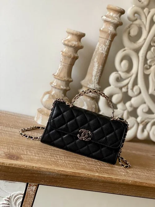 Chanel Original Chain Bag Clutch Authentic Evening Luxury