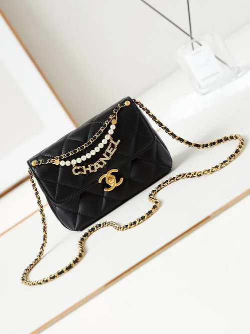 Chanel Original Chain Bag Clutch Authentic Evening Luxury