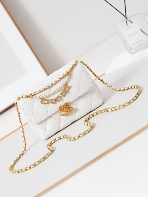 Chanel Original Chain Bag Clutch Authentic Evening Luxury