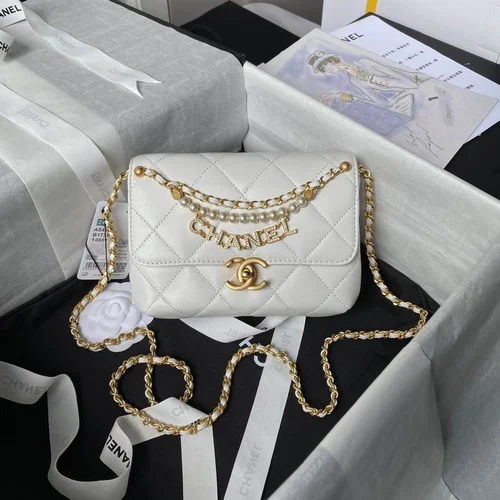 Chanel Original Chain Bag Clutch Authentic Evening Luxury