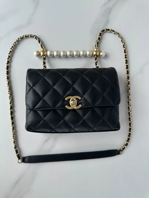 Chanel Original Chain Bag Clutch Authentic Evening Luxury