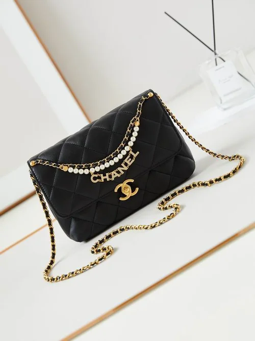 Chanel Original Chain Bag Clutch Authentic Evening Luxury