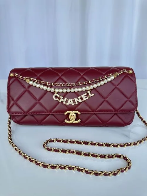 Chanel Original Chain Bag Clutch Authentic Evening Luxury