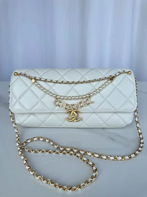 Chanel Original Chain Bag Clutch Authentic Evening Luxury