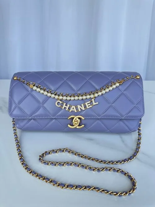 Chanel Original Chain Bag Clutch Authentic Evening Luxury