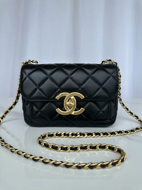 Chanel Original Chain Bag Clutch Authentic Evening Luxury
