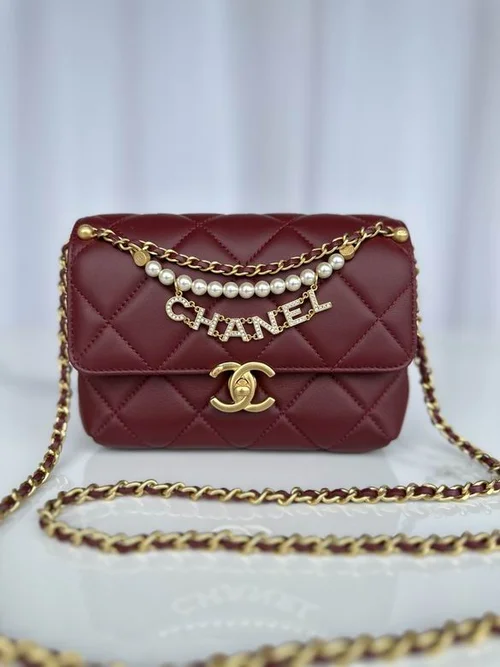 Chanel Original Chain Bag Clutch Authentic Evening Luxury