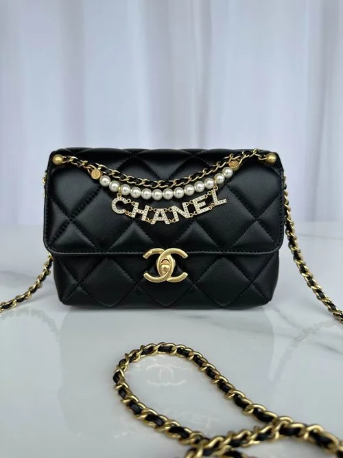 Chanel Original Chain Bag Clutch Authentic Evening Luxury