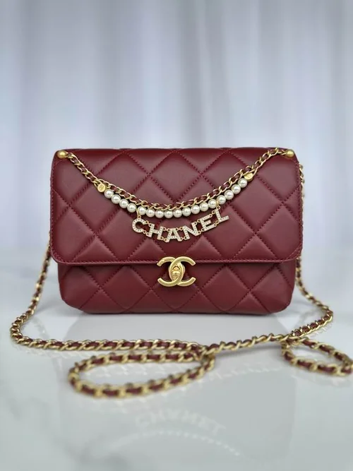 Chanel Original Chain Bag Clutch Authentic Evening Luxury