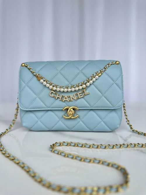 Chanel Original Chain Bag Clutch Authentic Evening Luxury