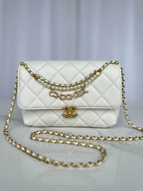 Chanel Original Chain Bag Clutch Authentic Evening Luxury