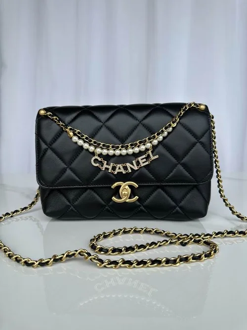Chanel Original Chain Bag Clutch Authentic Evening Luxury